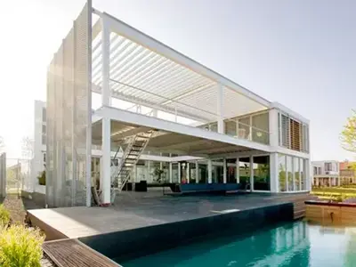 Bangunan prefabricated saka struktur baja cahya