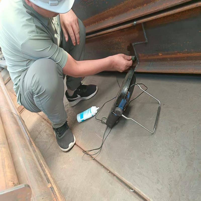 Struktur baja Liweiyuan Sukses ngrampungake tes ultrasonik Warehouse struktur baja sing diekspor menyang Thailand